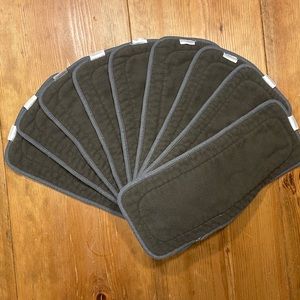 9 Alvababy charcoal bamboo cloth diaper inserts